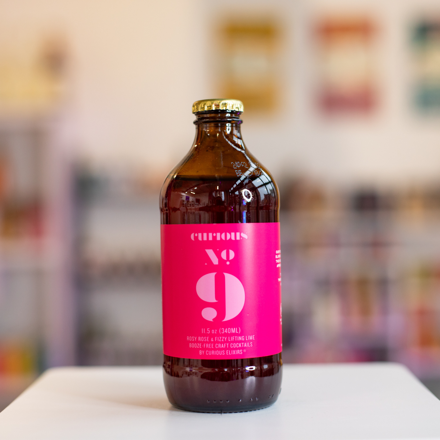 Curious Elixir No. 9 Booze-Free Cocktails - Bottle
