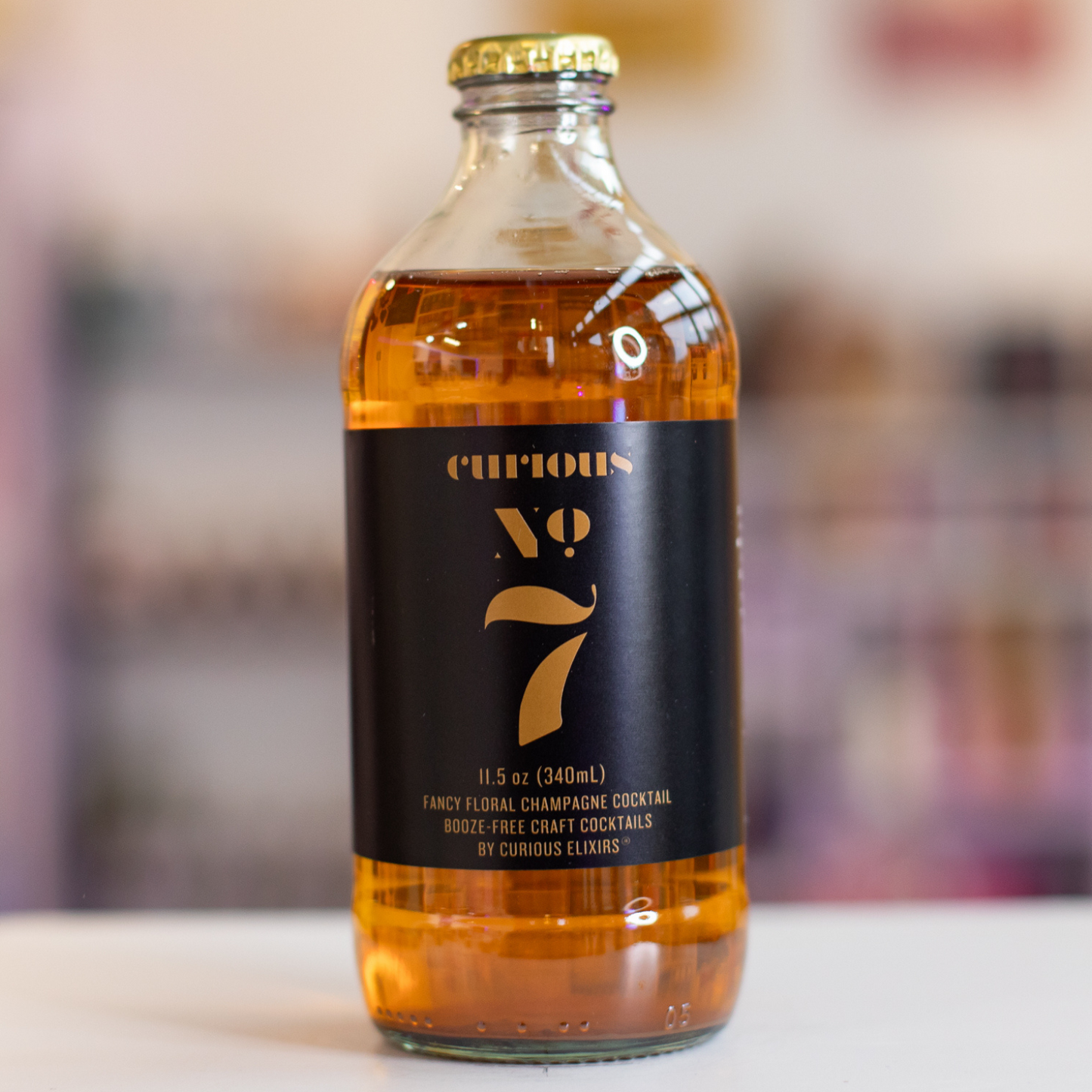 Curious Elixir No. 7 Booze-Free Cocktails - Bottle
