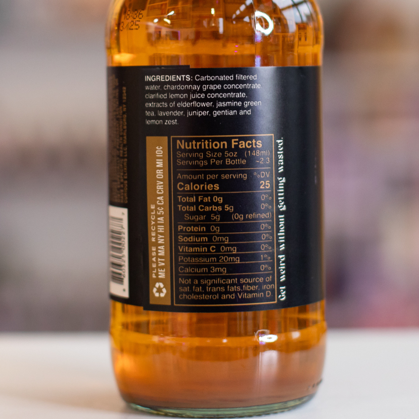 Curious Elixir No. 7 Booze-Free Cocktails - Bottle