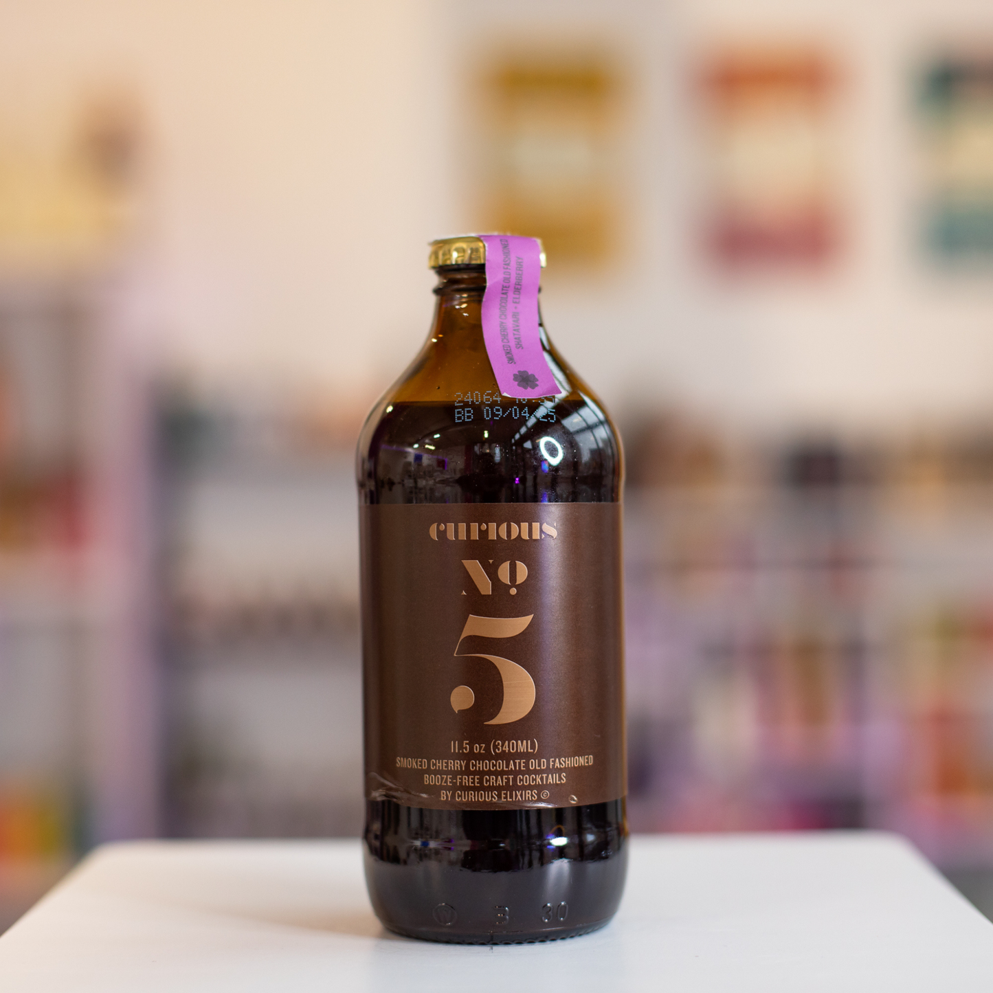 Curious Elixir No. 5 Booze-Free Cocktails - Bottle