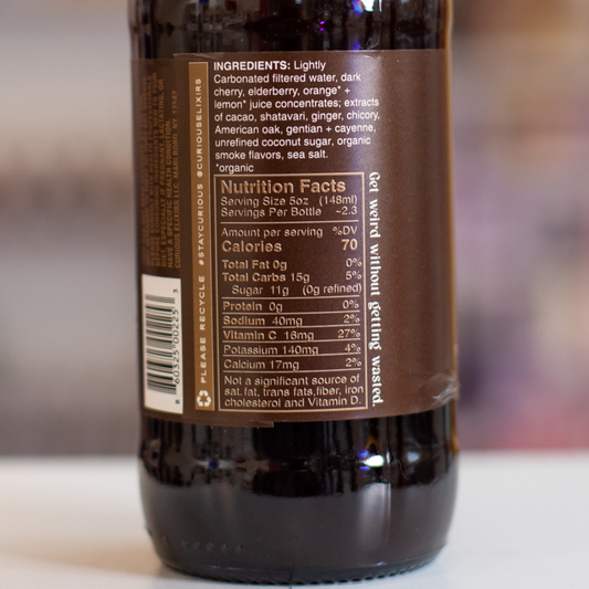 Curious Elixir No. 5 Booze-Free Cocktails - Bottle