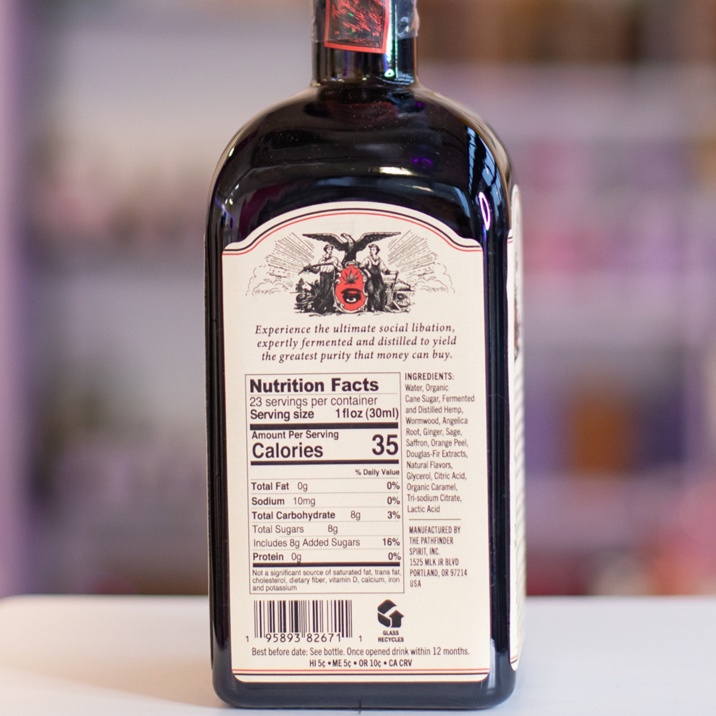 The Pathfinder Hemp and Root Non-Alcoholic Spirit